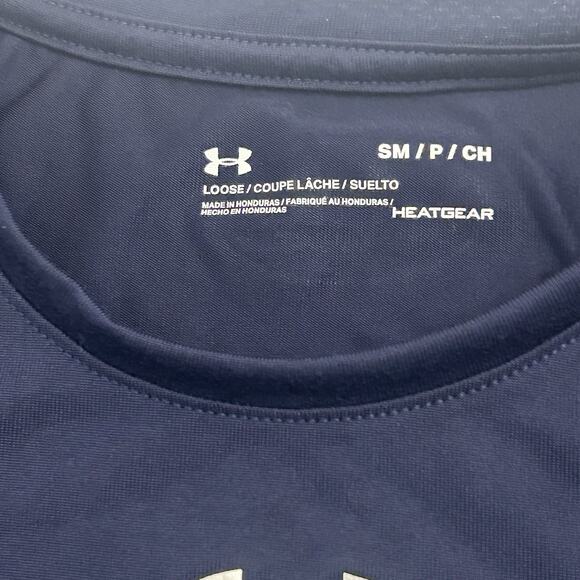 MENS UNDER ARMOUR SHORT SLEEVE LOCKER TEE 2.0 LOOSE FIT SMALL 1305775-410 - Picture 3 of 6